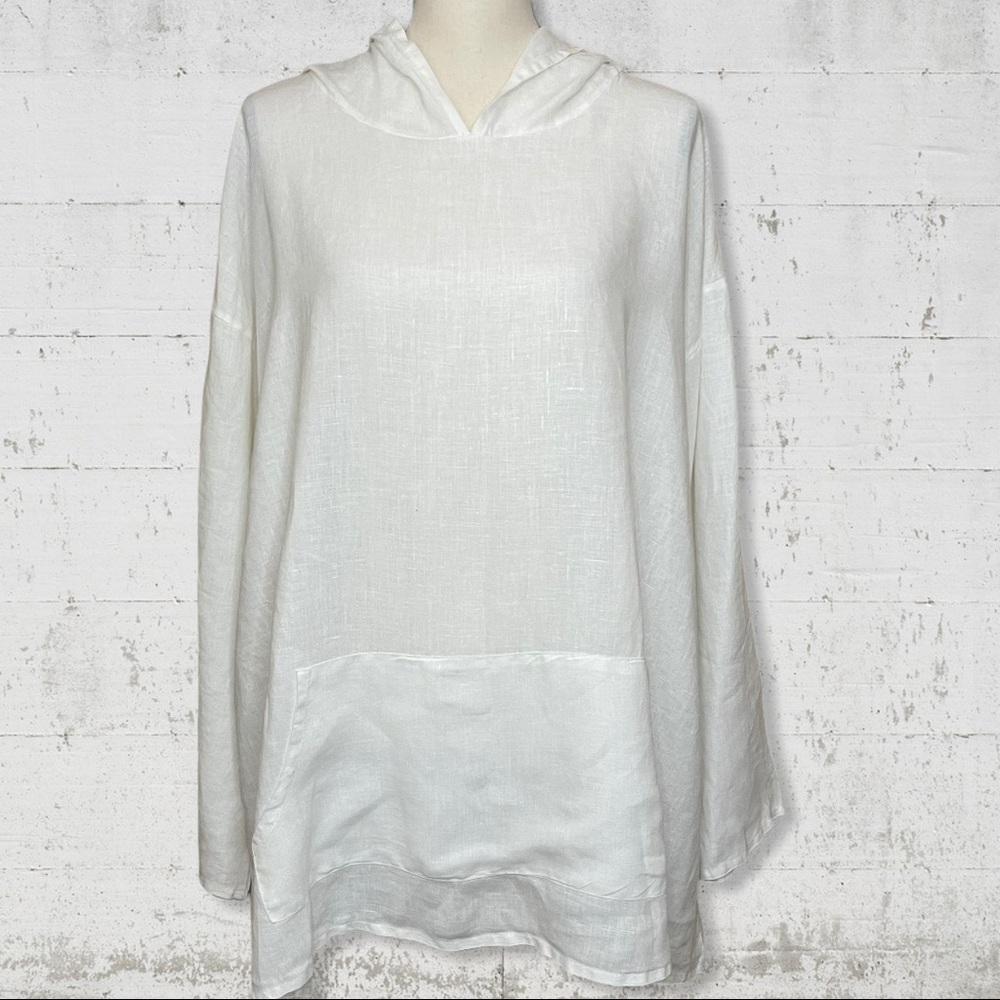 Bryn Walker 100% Linen Long Sleeve Tunic SZ L